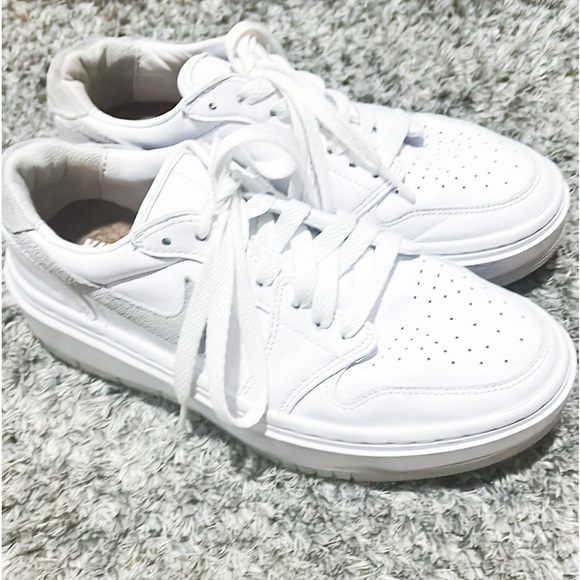 Nike Shoes - White Nike Elevate Jordan’s Tennis Shoes